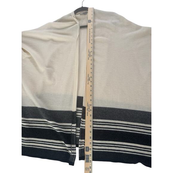 Vince Womens Medium Large Sweater Poncho Cape Armholes Wool Cashmere Open #5696 - Picture 9 of 12